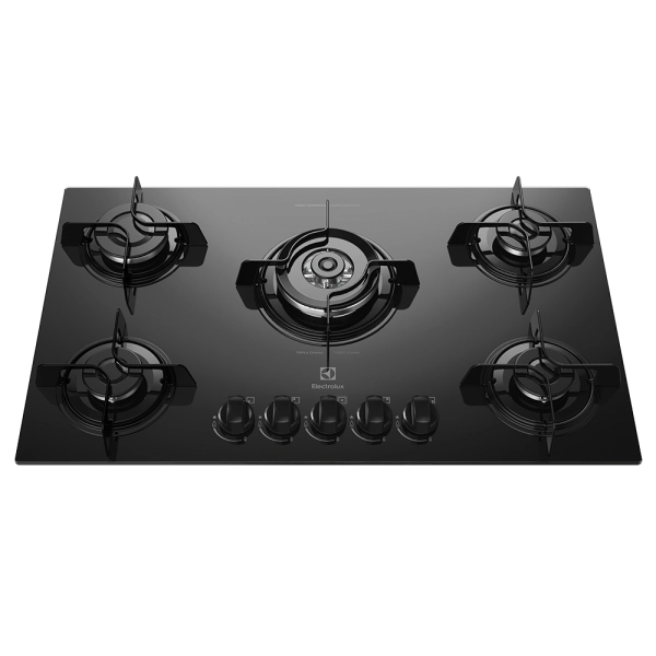 COCINA-ELECTROLUX-ANAFE-A-GAS-5H-KE5TP-VIDRIO-NEGRO
