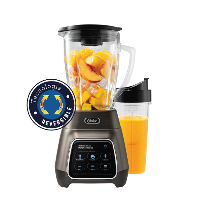Licuadora Oster® con Programas Automáticos y Tecnología Reversible 1000W
