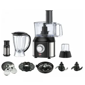 Multiprocesador Tokyo Michef Pro 6 en 1 500W con Licuadora 1.5L y Procesador 1L