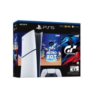 Consola PS5 Slim Digital 825GB Sony con Astro Bot + Gran Turismo 7
